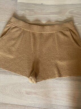 Madewell Holmden Sweater Shorts in Toffee Size XL NWT
